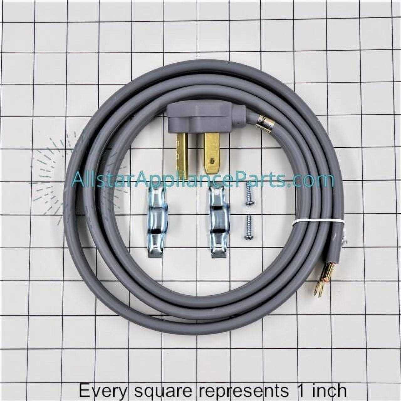 GE WX09X10004 6' 30 Amp 3 Wire Dryer Cord - Image 4