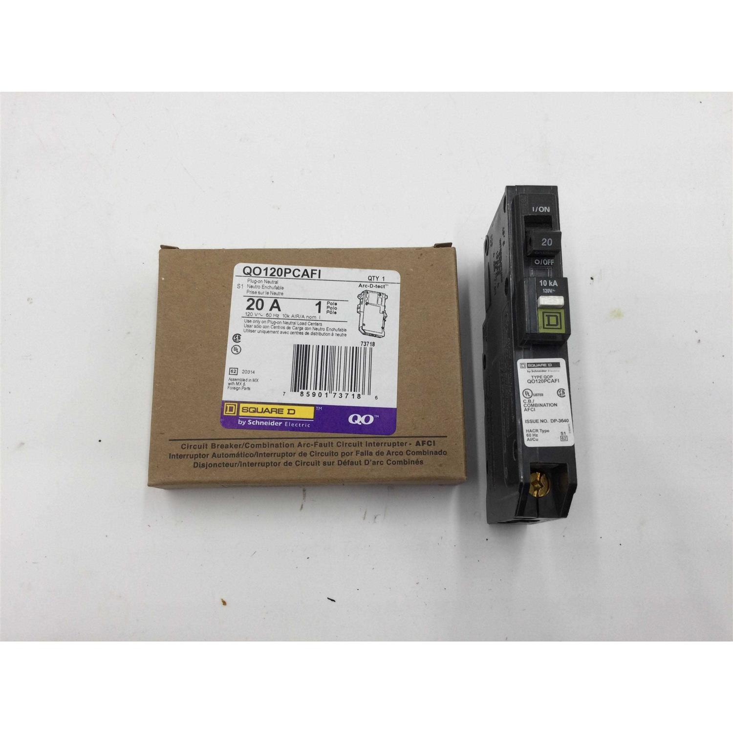 Square D QO120PCAFI Miniature Circuit Breaker - Image 5