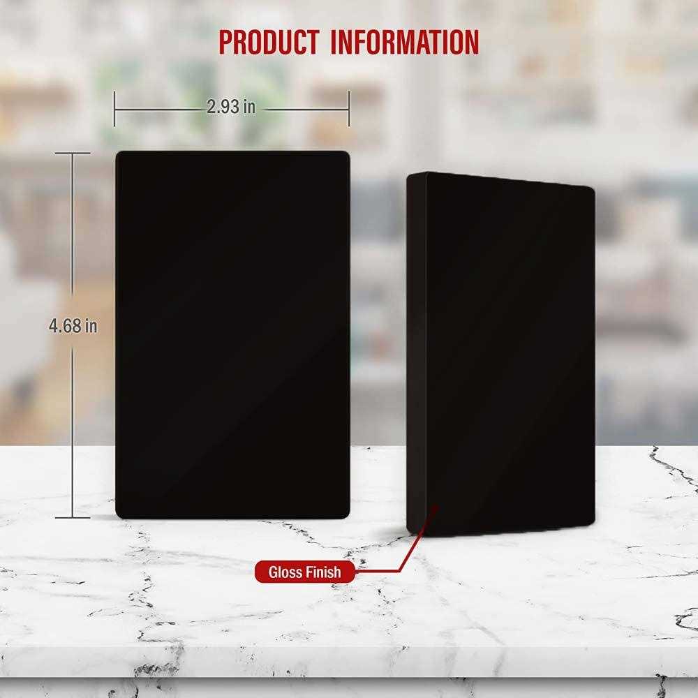 Enerlites 1-Gang Screwless Blank Wall Plate - Image 4