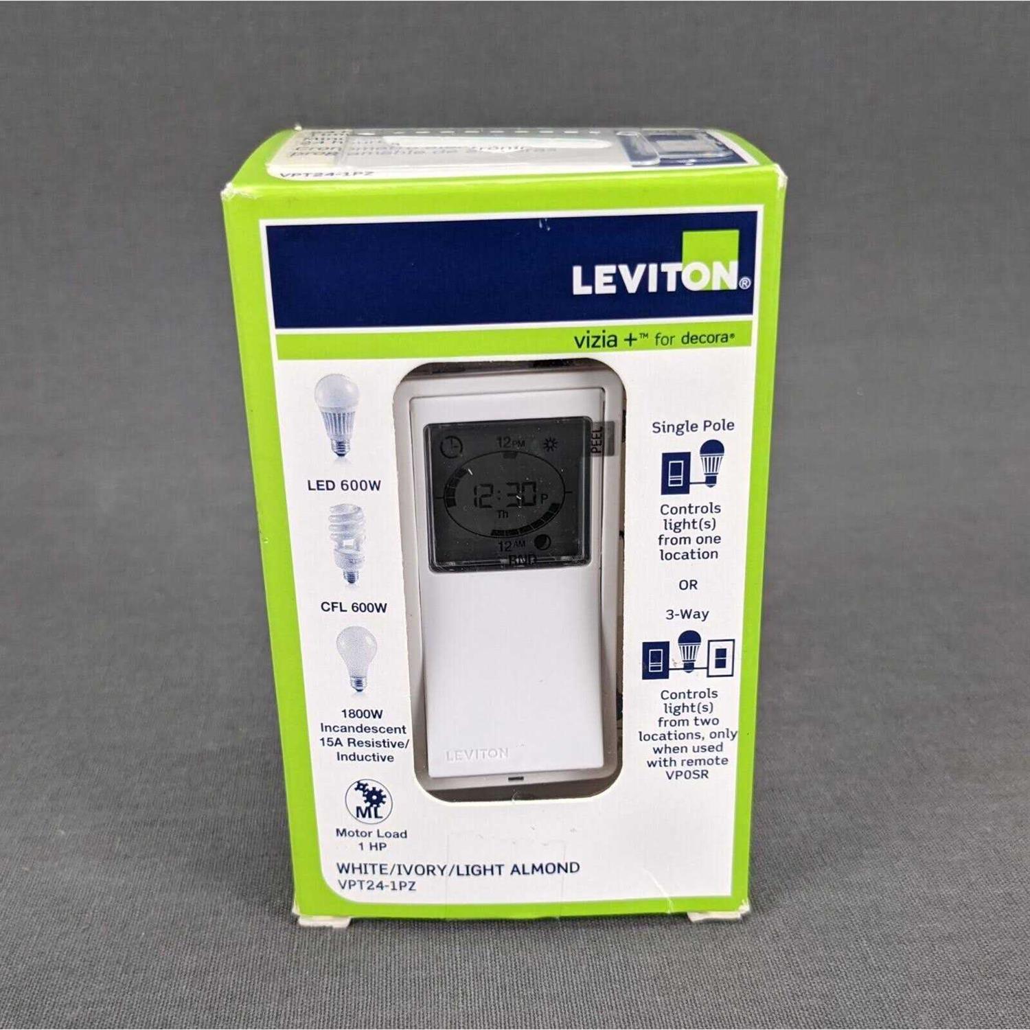 Leviton VPT24-1PZ 24-Hour Timer - Image 4