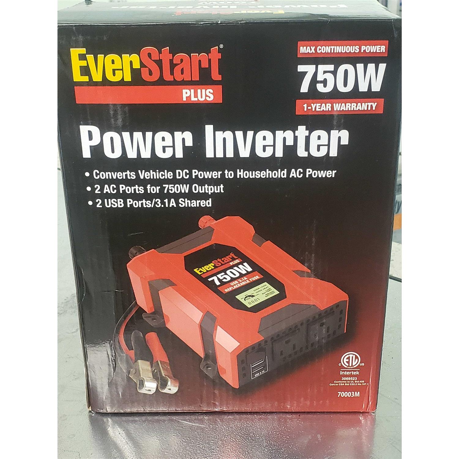 Everstart 750W LCD Power Inverter - Image 3
