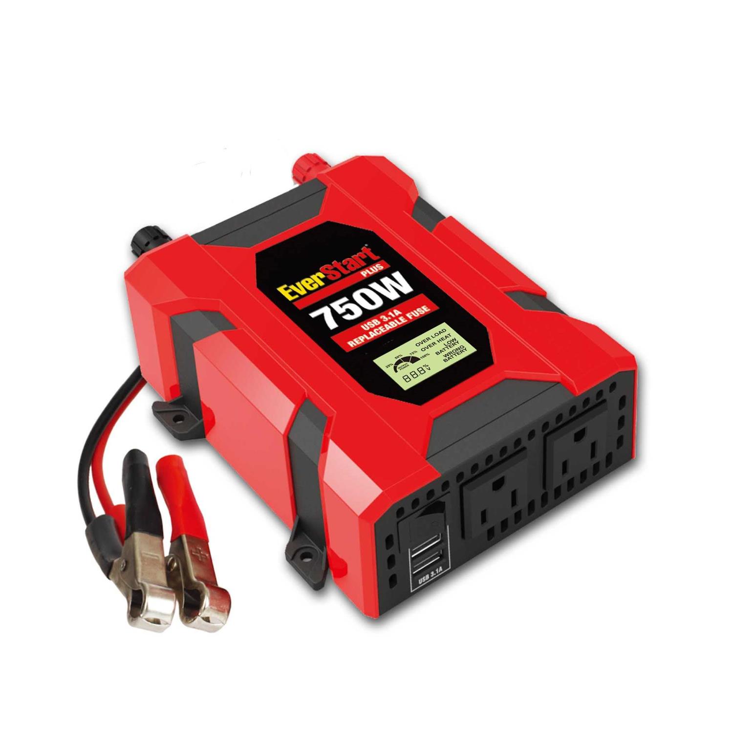 Everstart 750W LCD Power Inverter - Image 4