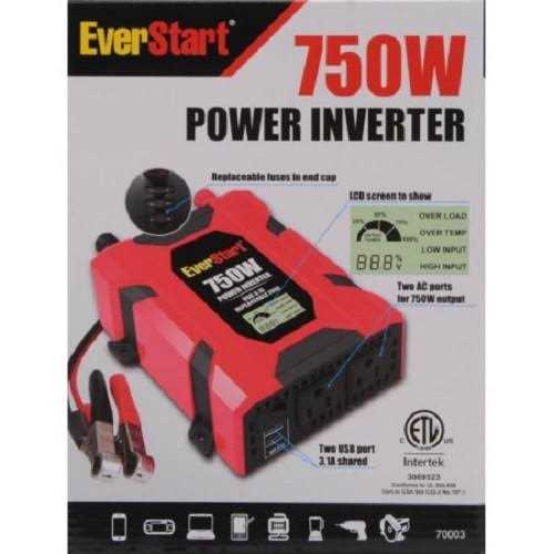 Everstart 750W LCD Power Inverter - Image 5