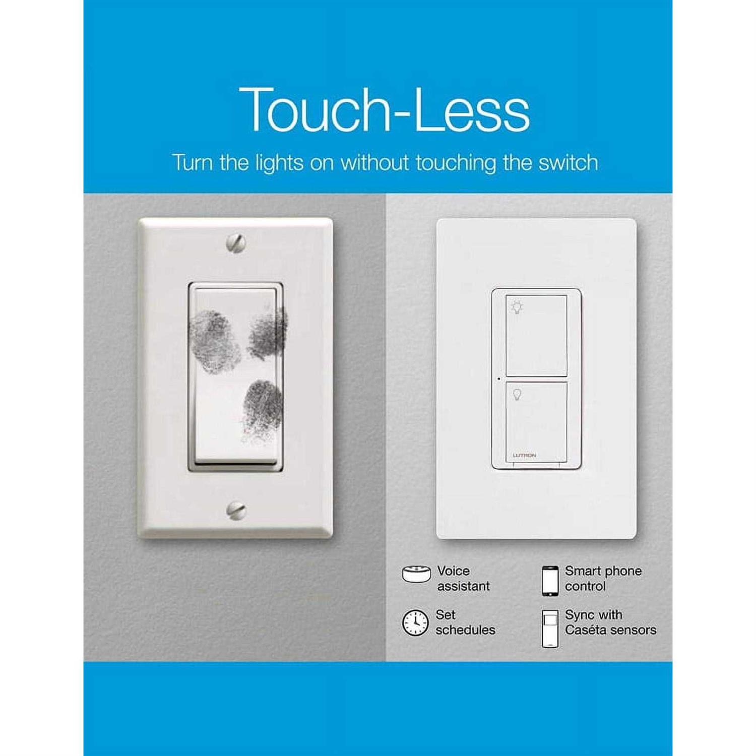 Lutron PJ2-2B-GWH-L01 Pico 2 Button Wireless Remote Control - Image 4