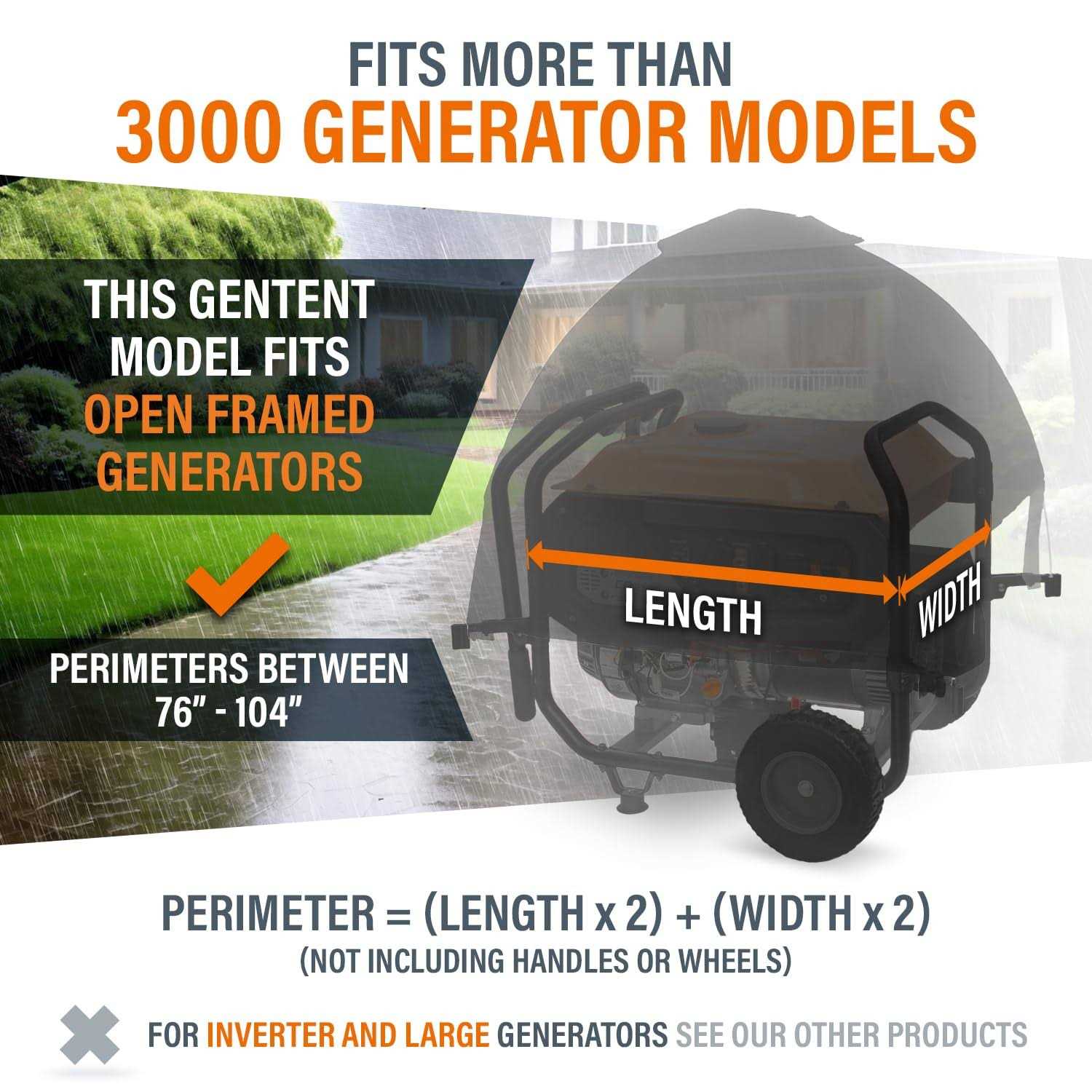GenTent Generator Running Cover Universal Kit - Image 5