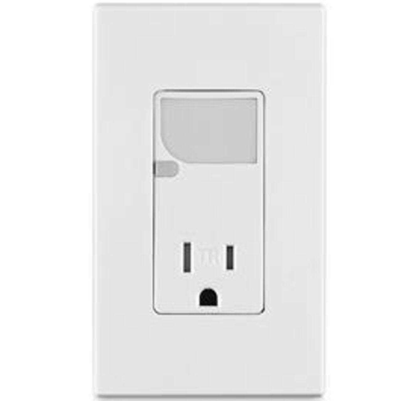Leviton T6525-W Combination Decora Receptacle/LED Guide Light - Image 2