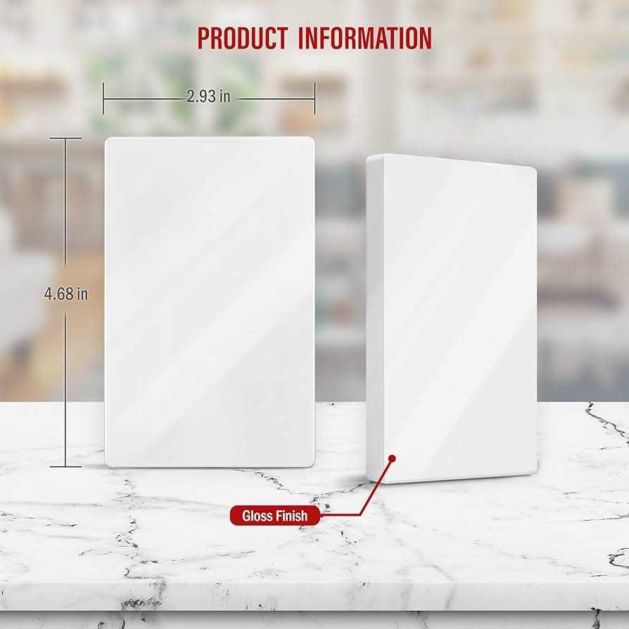 Enerlites Si8801-w-5pcs Screwless Blank Wall Plate Child Safe Blank Device Outlet Cover - Image 3