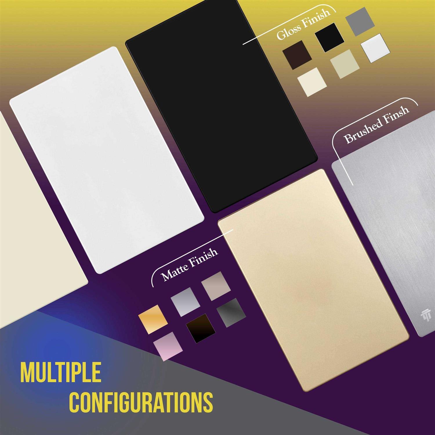 Enerlites Si8801-w-5pcs Screwless Blank Wall Plate Child Safe Blank Device Outlet Cover - Image 5