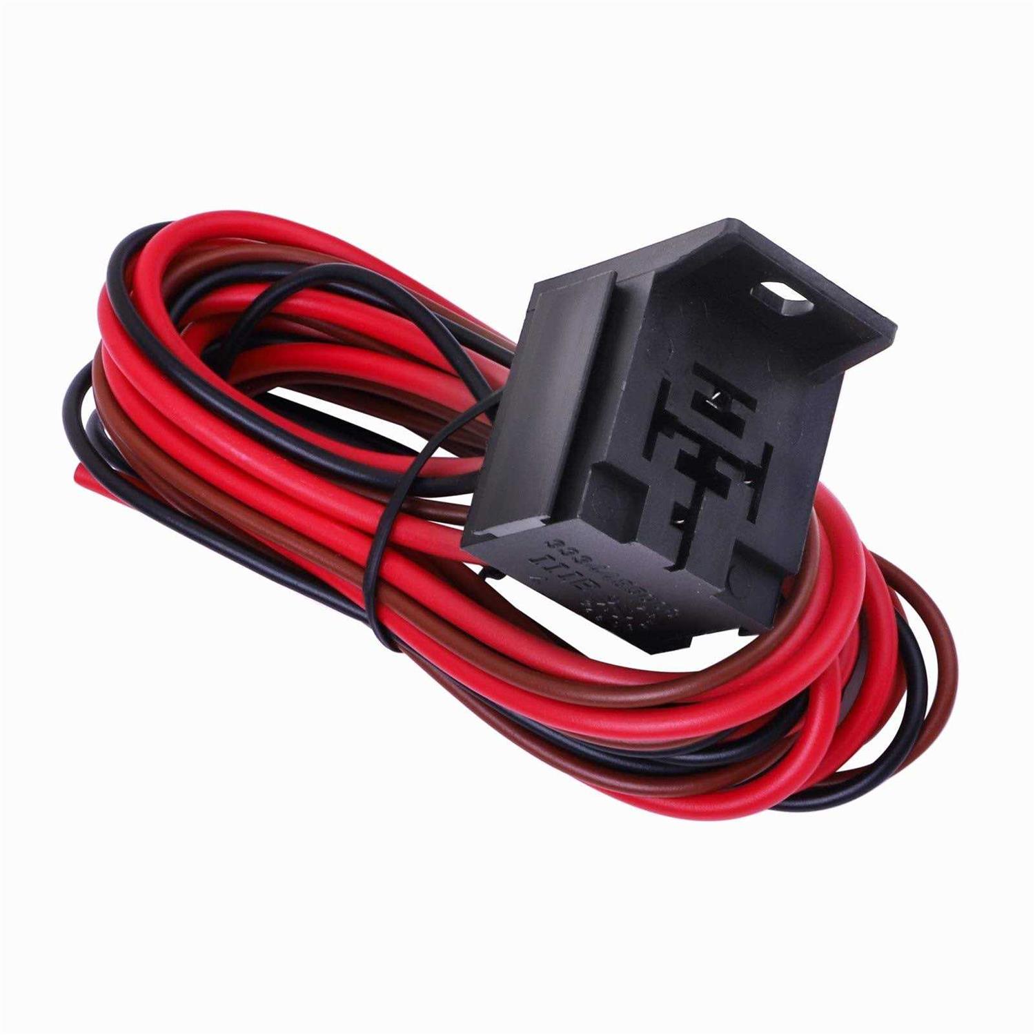 HHCSOP 175-185 Degree Electric Cooling Fan Thermostat Kit Temperature Relay Wiring Switch Accessories - Image 4