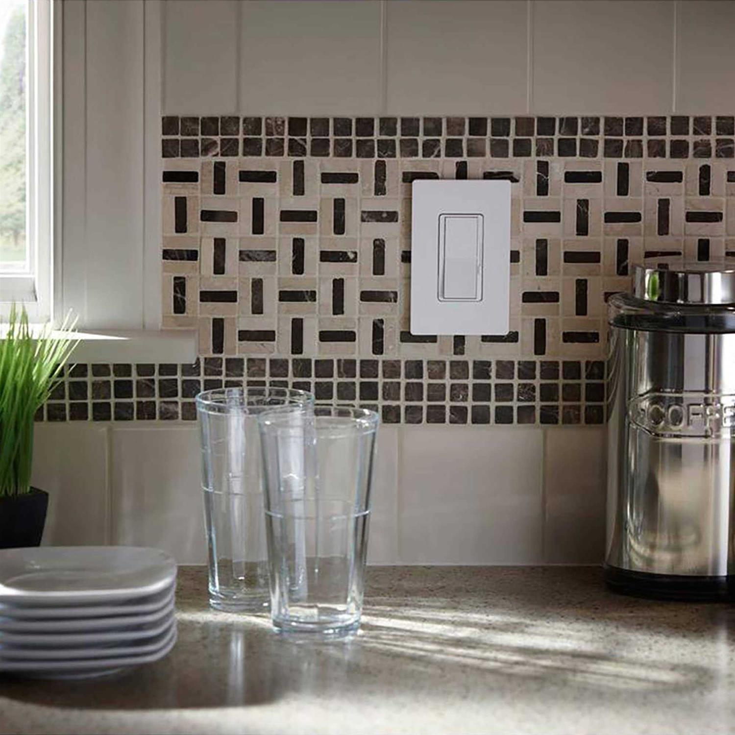 Lutron DVCL-153P-BL 3-Way/Single-Pole CFL/LED Diva Dimmer - Image 4