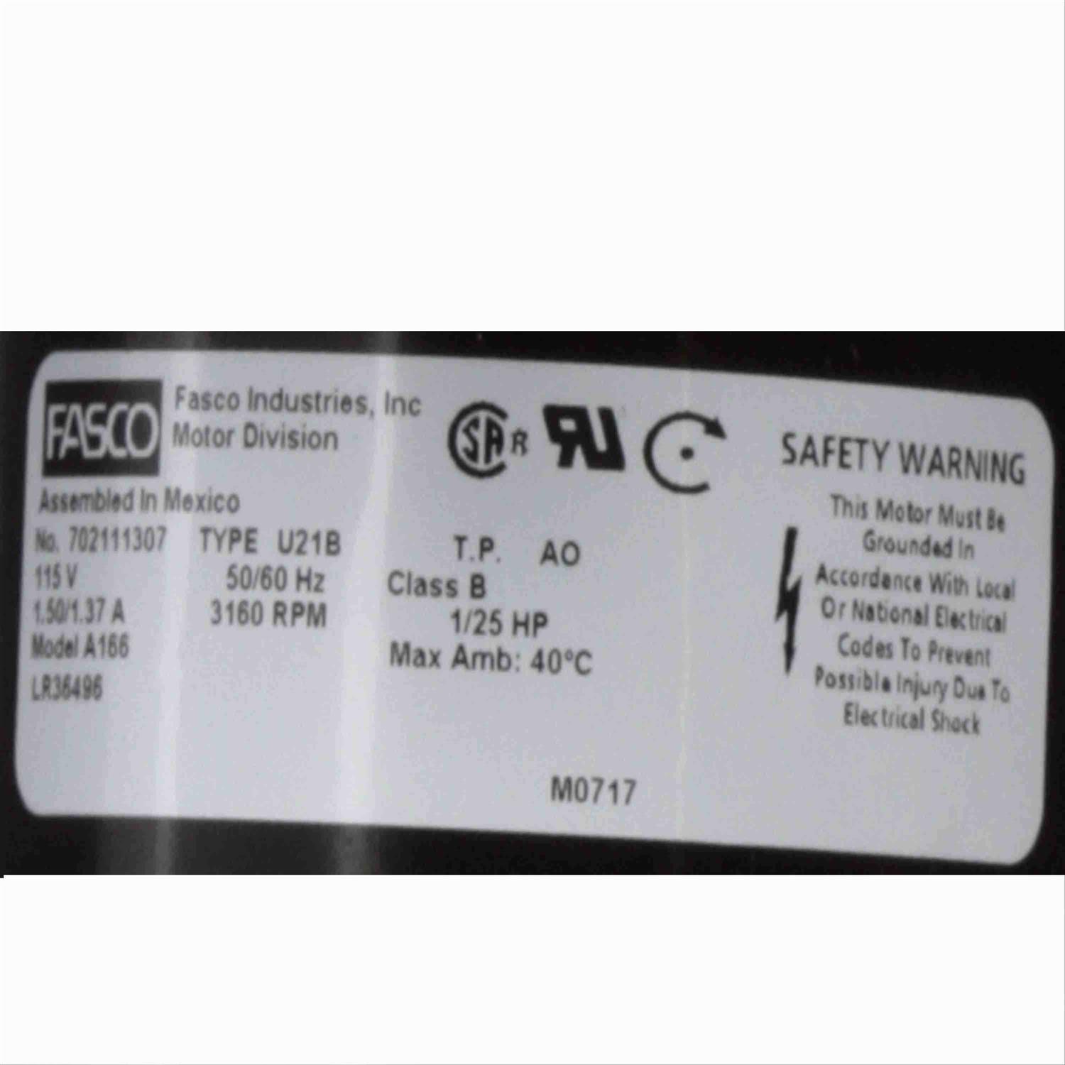 Fasco A166 Centrifugal Blower - Image 3