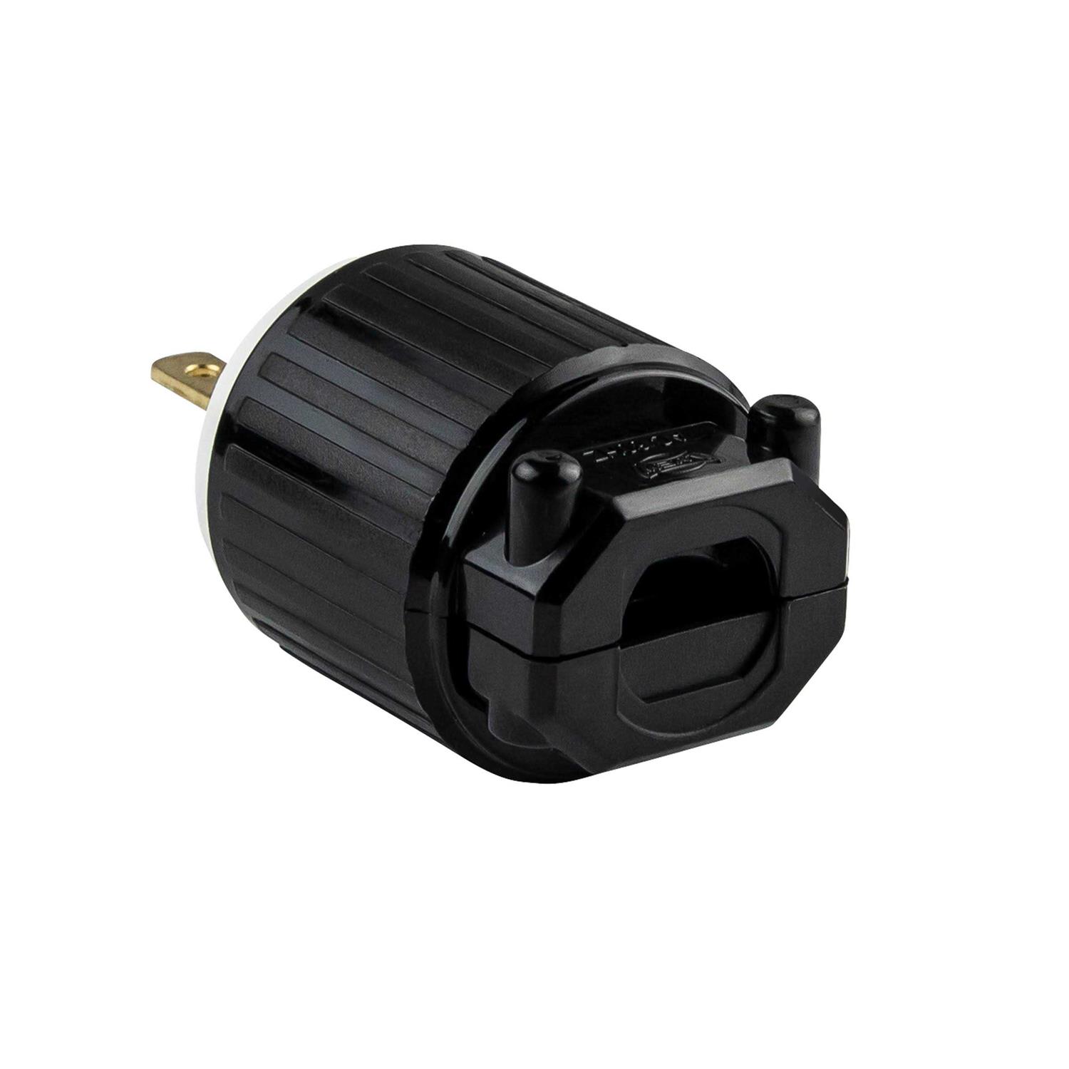 Enerlites Industrial Grade 20A 125V Straight Blade Plug 66210-BK - Image 3