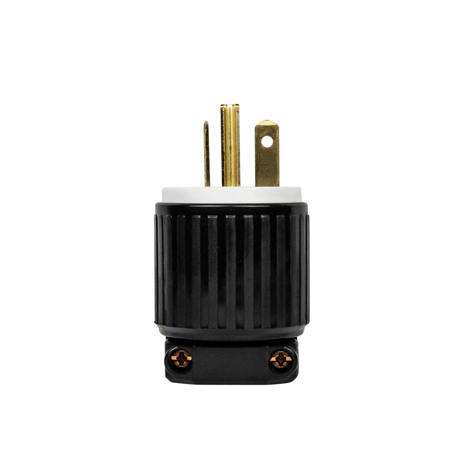 Enerlites Industrial Grade 20A 125V Straight Blade Plug 66210-BK - Image 4