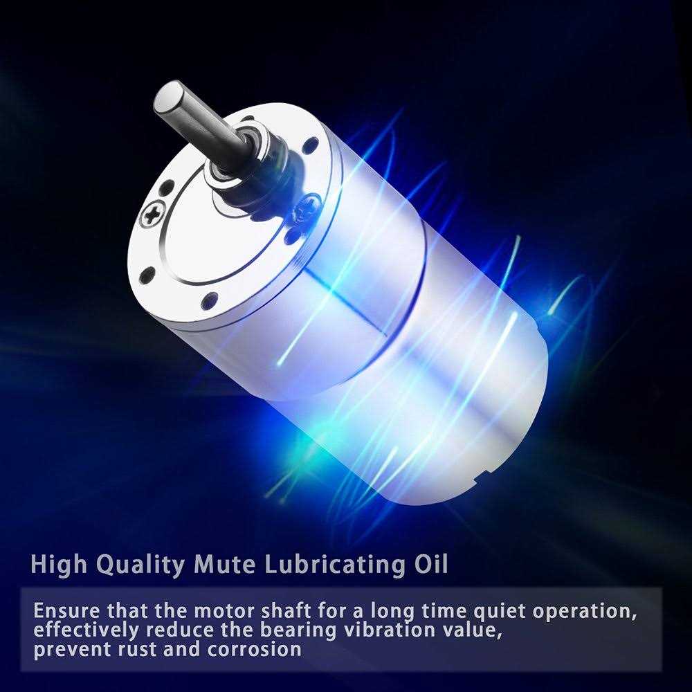 Greartisan DC 12V 200RPM Gear Motor High Torque Electric Micro Speed Reduction Geared Motor Eccentric Output Shaft 37mm Diameter Gearbox - Image 4