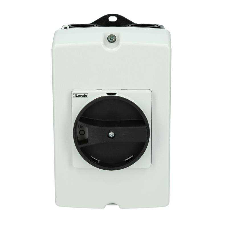 Enclosed Disconnect Switch Lovato Electric GAZ032UL Number of Poles 3, Rated current - Image 4