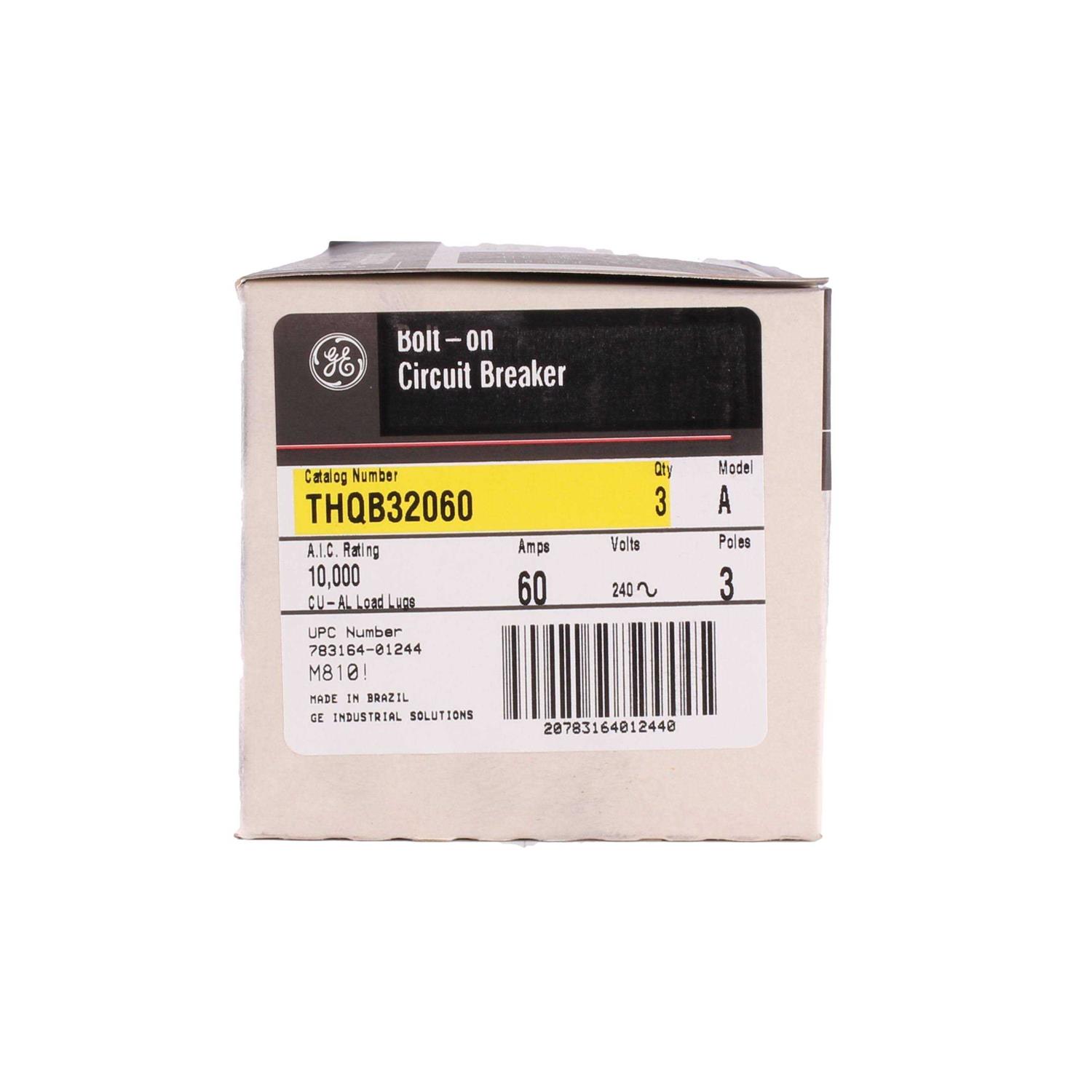 GE THQB32060 Bolt-On Circuit Breaker