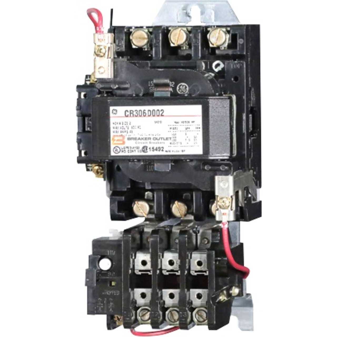 GE CR306A102 Magnetic Motor Starter - Image 3