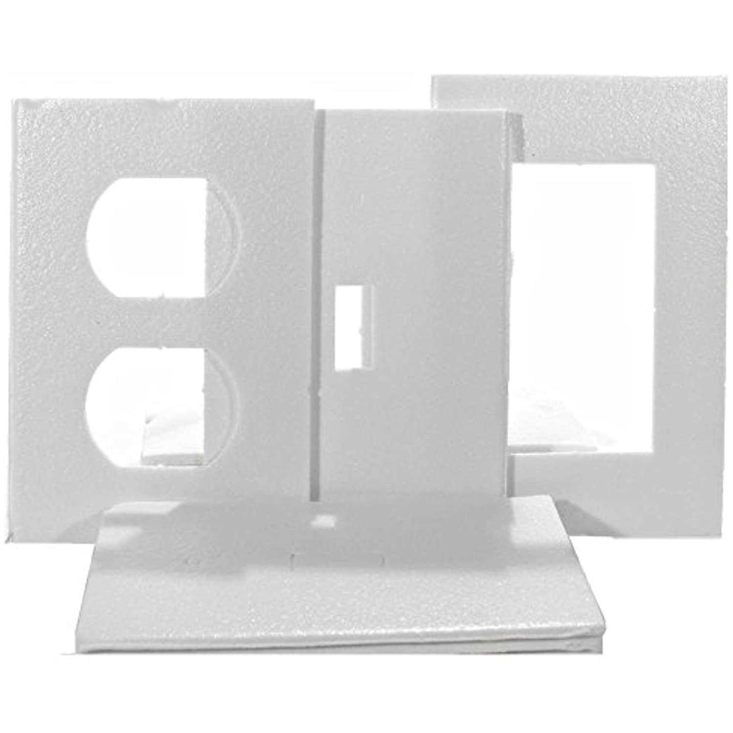 Frost King White 1 gang Plastic Toggle Wall Plate Sealers - Image 3