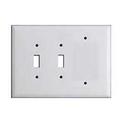 Mulberry 86533 3-Gang White 2-Switch/Blank - Image 3