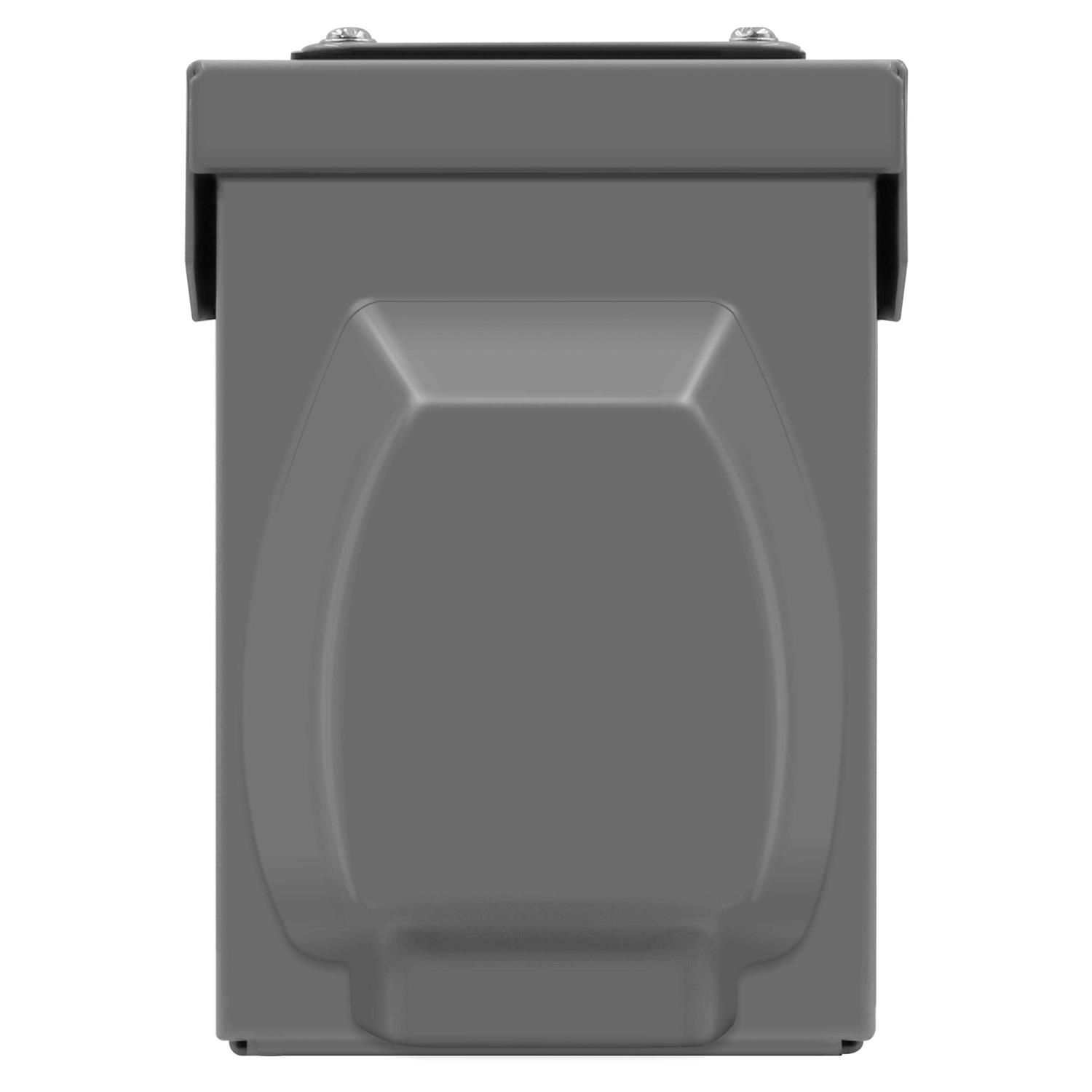 ENERLITES 50 Amp 125/250V NEMA 14-50R Power Outlet, Lockable Weatherproof Receptacle for RV, Electric Car, Generator, and More - Image 4