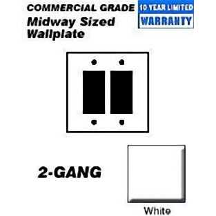 Leviton PJ262-W 2-Gang Decora Wall Plate - Image 5