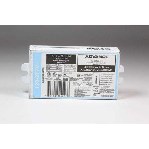 XI036C100V054DSM1 Advance LED Driver XI036C100V054DSM1M - Image 3