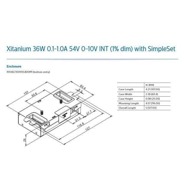 XI036C100V054DSM1 Advance LED Driver XI036C100V054DSM1M - Image 4