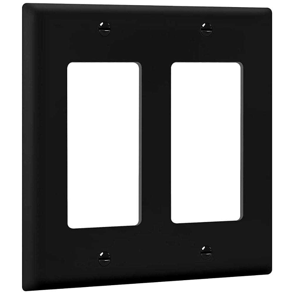 Enerlites 2-Gang Decorator/GFCI Outlet Wall Plate - Image 3