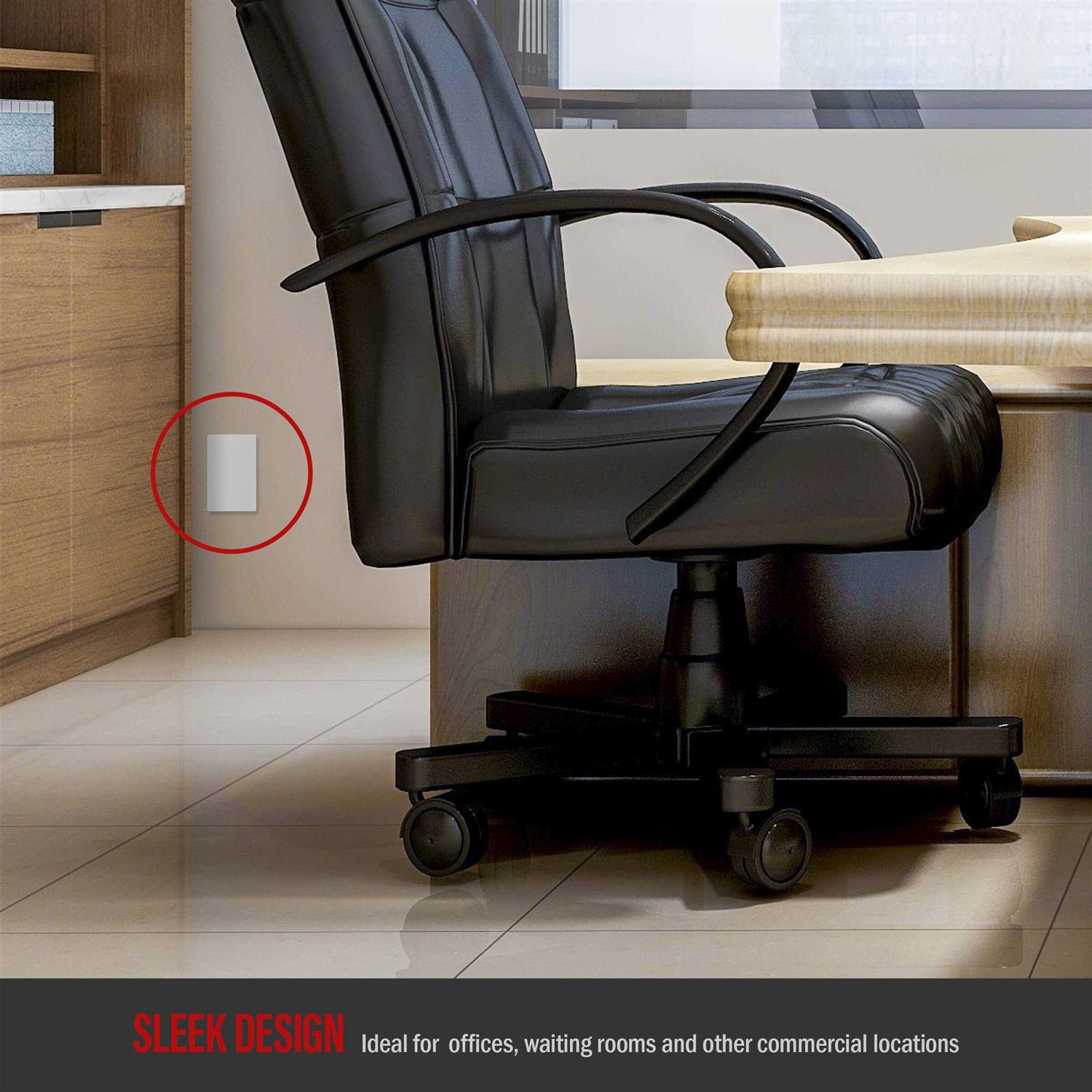 Enerlites Screwless Blank Wall Plate Child Safe Blank Device Outlet Cover - Image 4