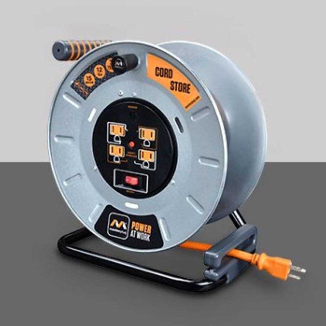 Masterplug 1 ft. L Metal Cord Reel - Image 4