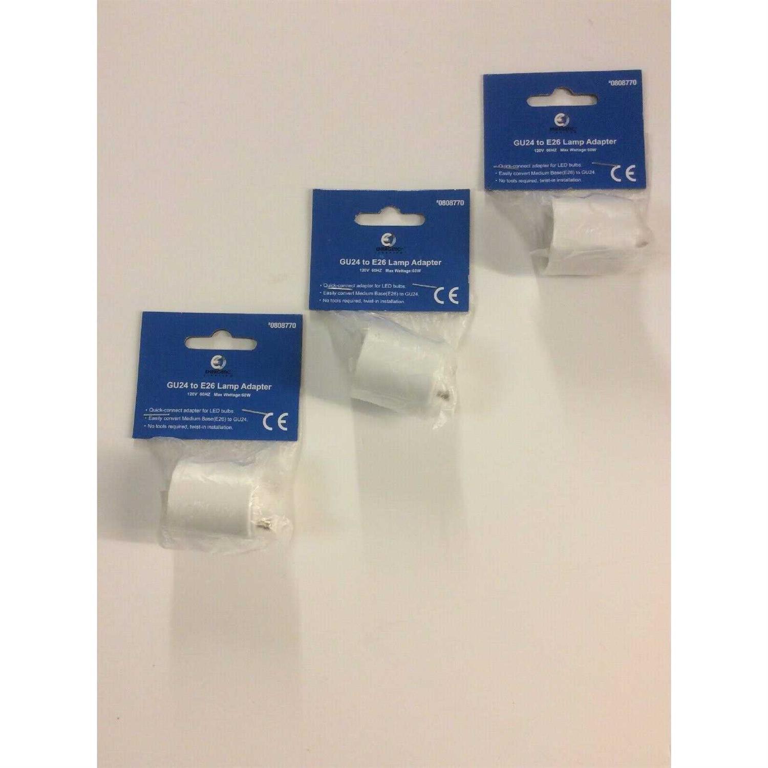 Energetic 60-Watt White Medium Light Socket Adapter - Image 5