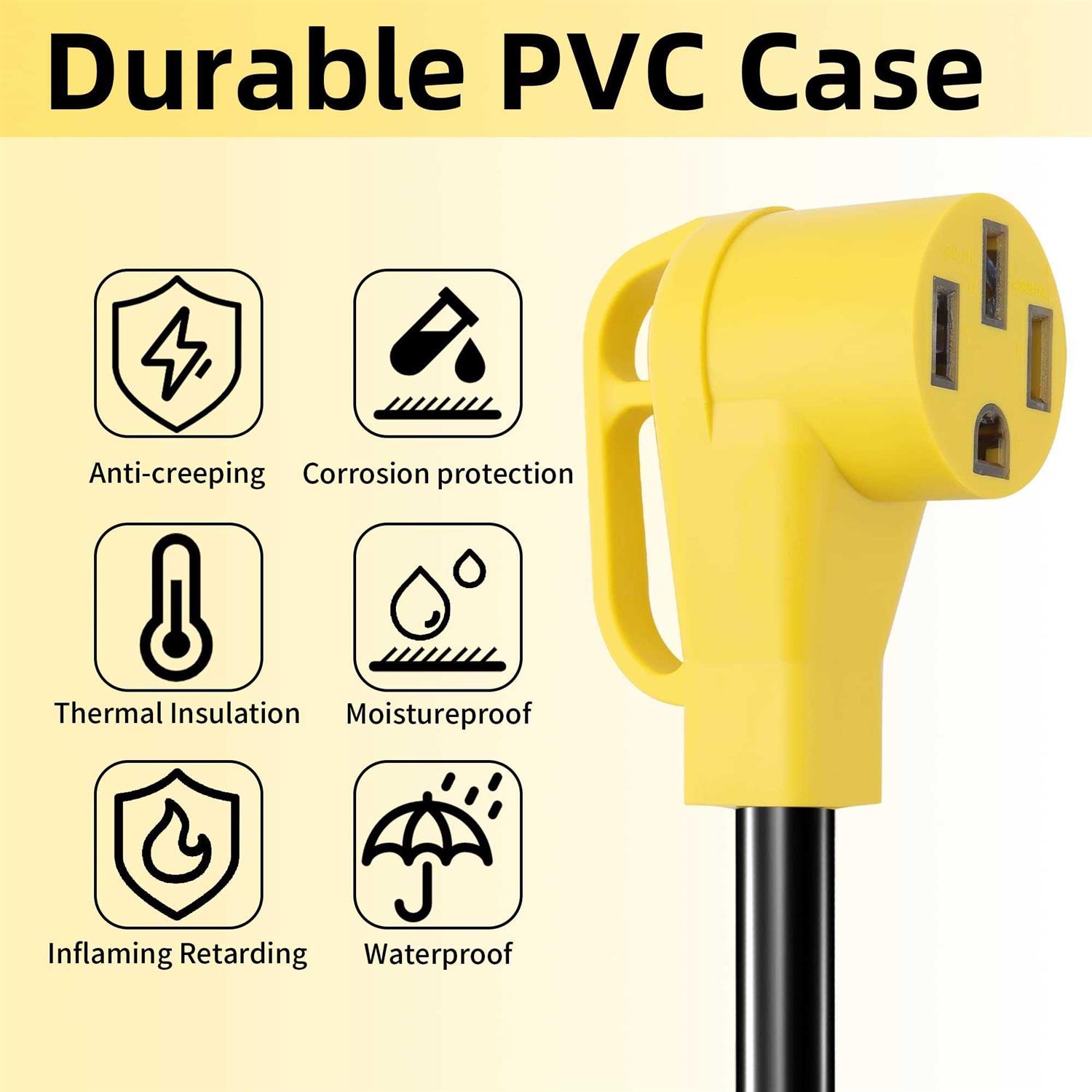 Flameweld Generator Adapter Cord Nema L14-30P Twist Lock Male Plug to Tt-30R - Image 4