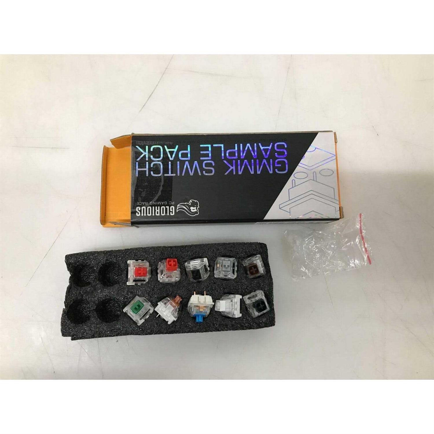 Glorious pc gaming race glorious keyboard switch sample pack hardware