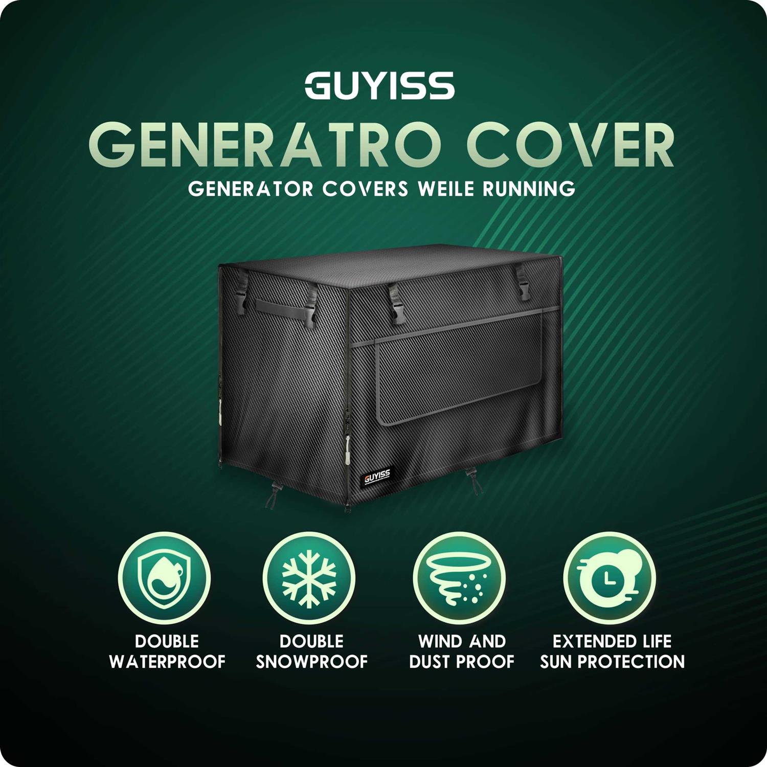 GUYISS Generator Covers Heavy Duty Waterproof - Image 4