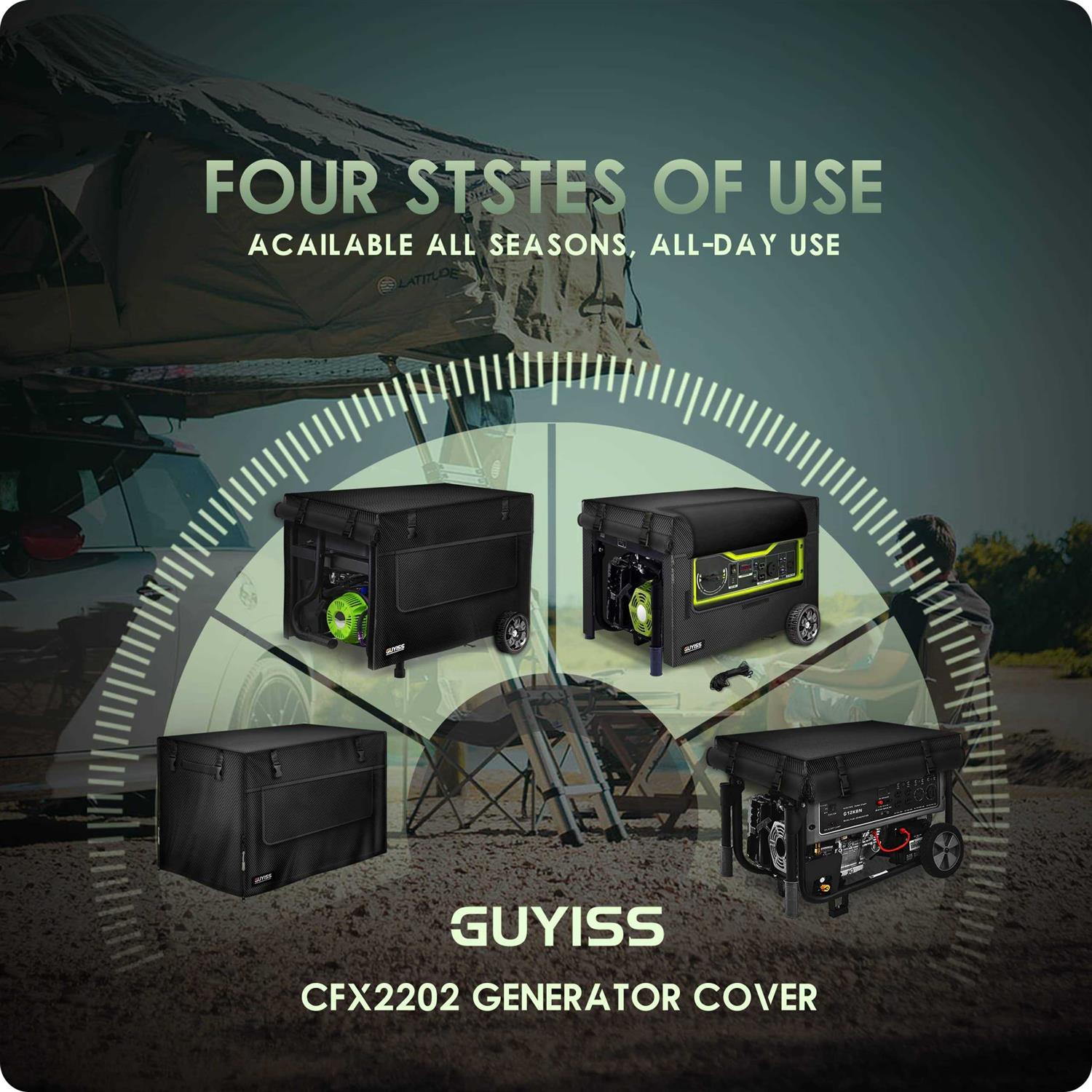 GUYISS Generator Covers Heavy Duty Waterproof - Image 5