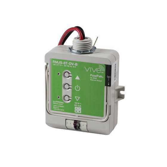Lutron RMJS-8T-DV-B vive PowPak Dimming Module has voltage rating of 1 - Image 3