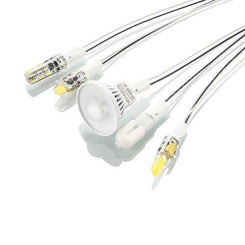 Rayhoo G4 LED Bulb Socket Halogen MR11 Base Ceremic Lamp Holder Socket - Image 4