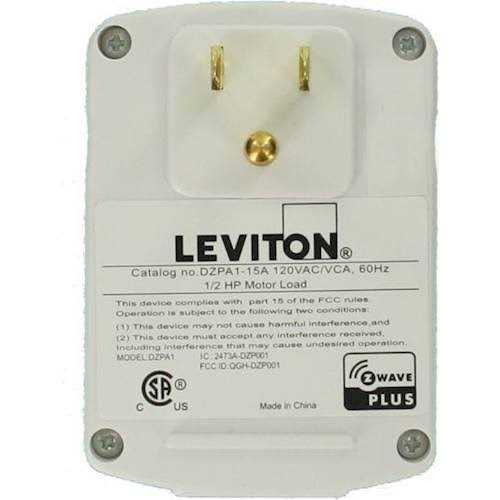 Leviton DZPA1-2BW Decora Smart Plug-In Outlet with Z-Wave Technology - Image 4
