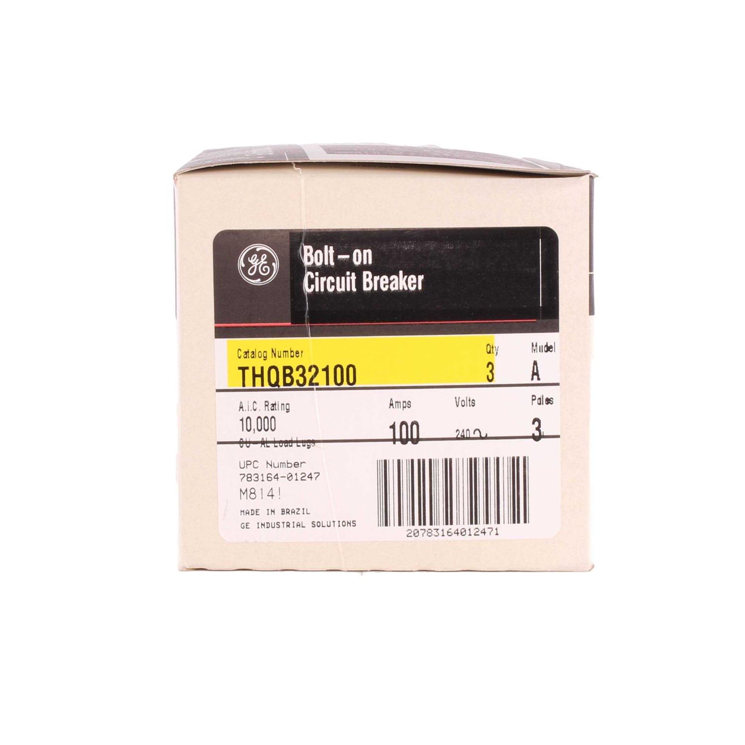GE THQB32100 Bolt-On Circuit Breaker