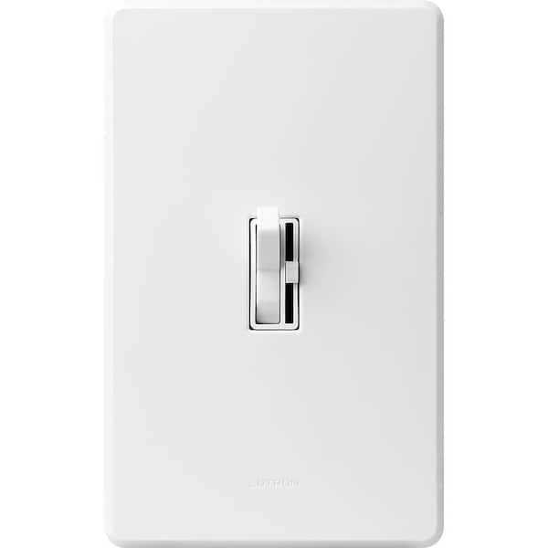 Lutron Toggler LED+ Dimmer Switch for Dimmable LED Bulbs, 150W LED/Single-Pole or 3-Way TGCL-153P-WH-2 - Image 3