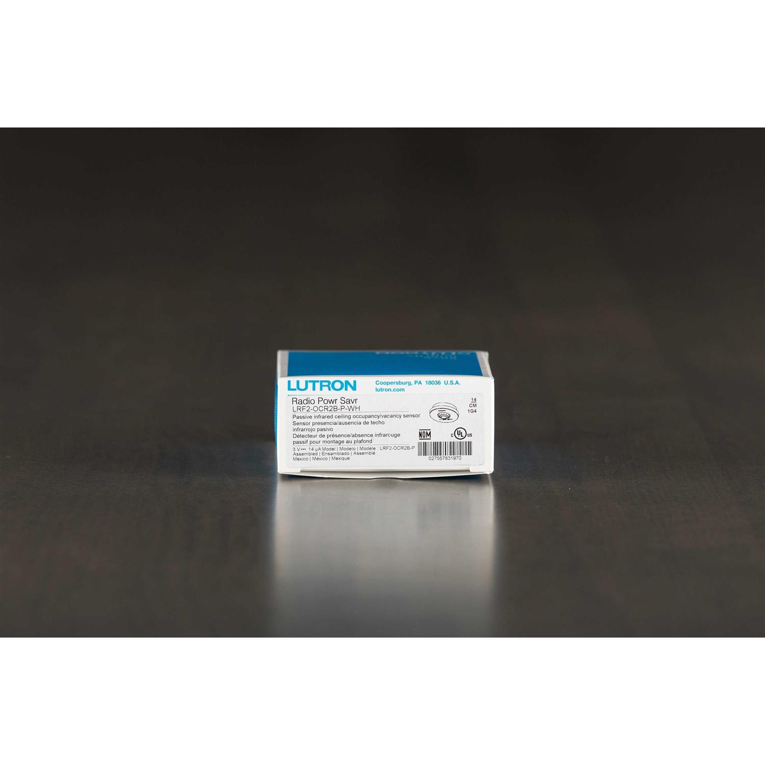 Lutron LRF2-OCR2B-P-WH Wireless Occupancy/Vacancy Ceiling Sensor - Image 3
