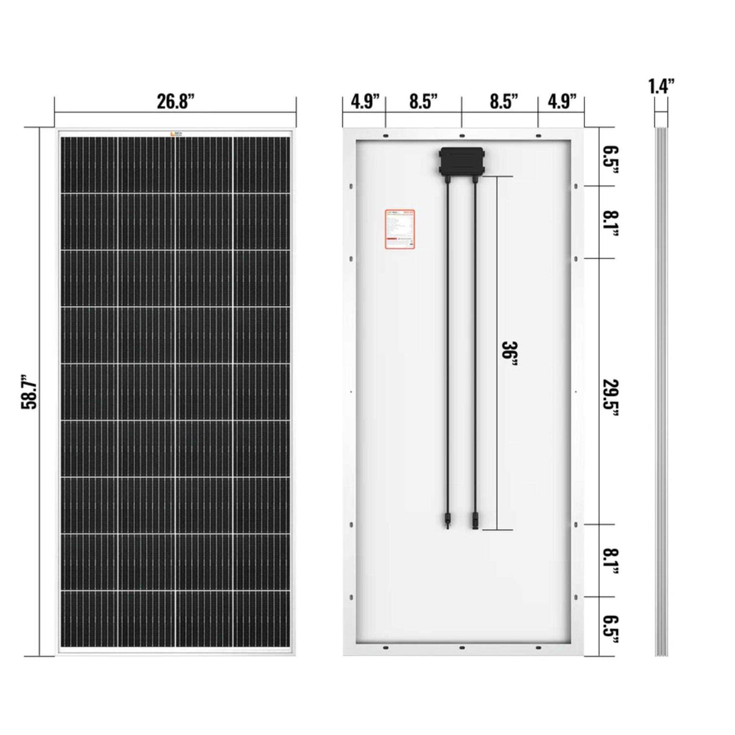Rich Solar 200 Watt Solar Panel with High Efficient Mono Solar Panel - Image 5