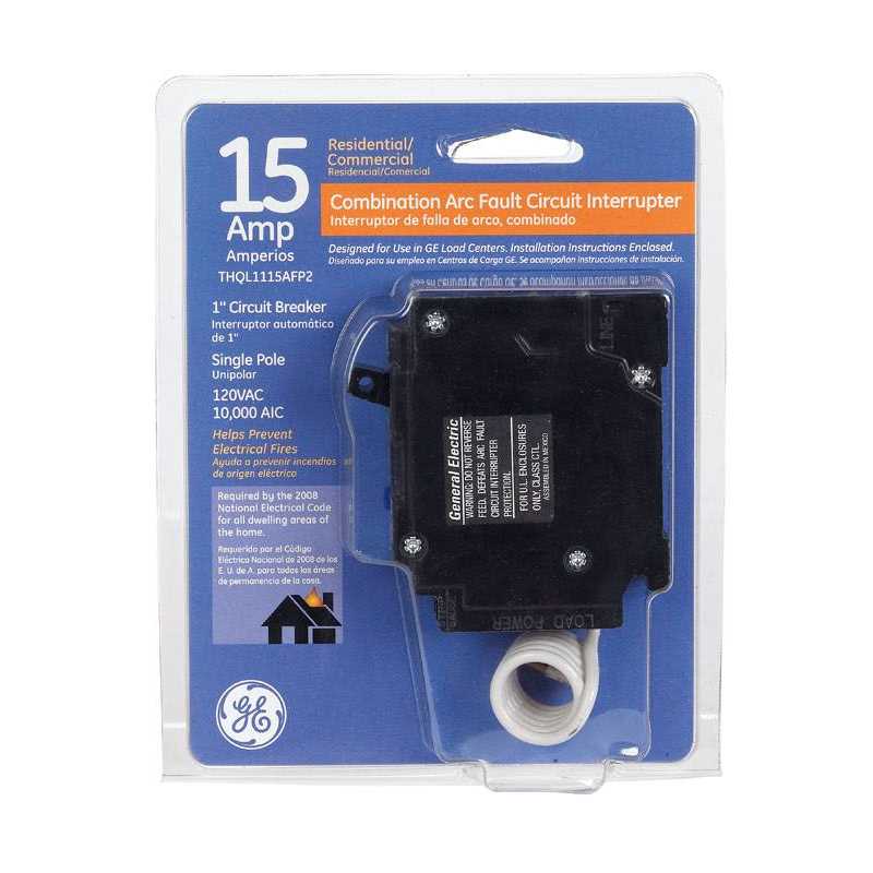 GE Q-Line 15 amps Arc Fault Single Pole Circuit Breaker - Image 3