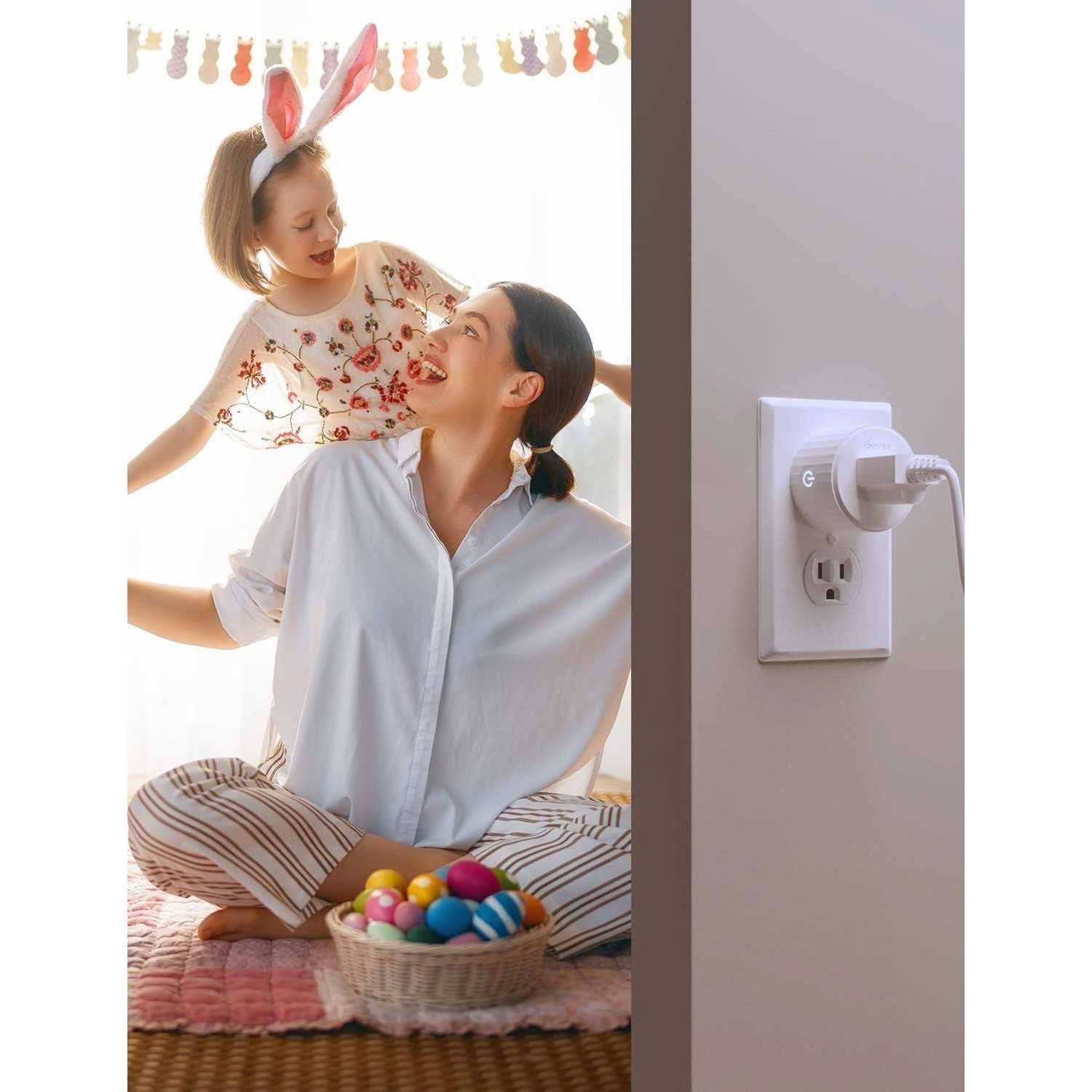 Govee Smart Plug WiFi Plugs Work with Alexa & Google Assistant Smart Outlet with Timer & Group Controller - Image 4