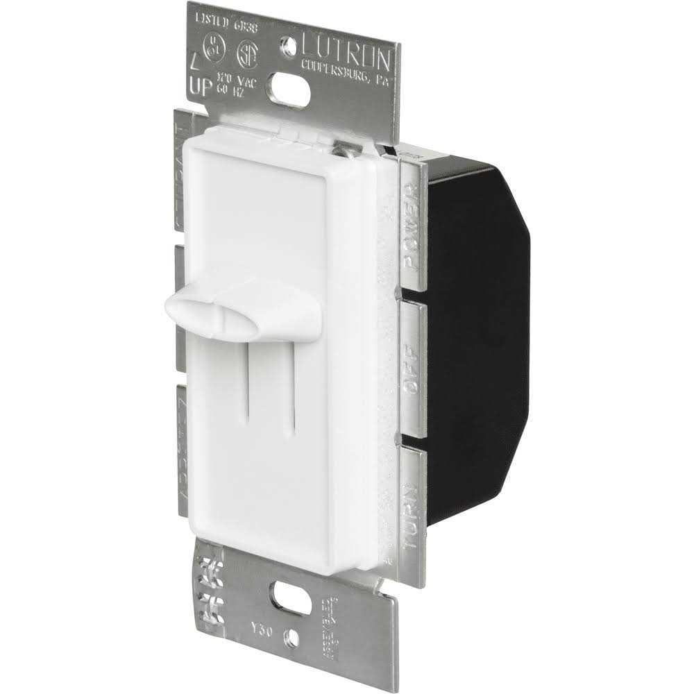 Lutron Skylark S2-L Dual Slide-to-Off Dimmer S2-L-WH - Image 4