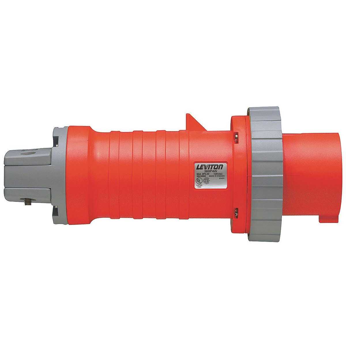 Leviton Pin and Sleeve Plug BRY4100P7W - Image 4