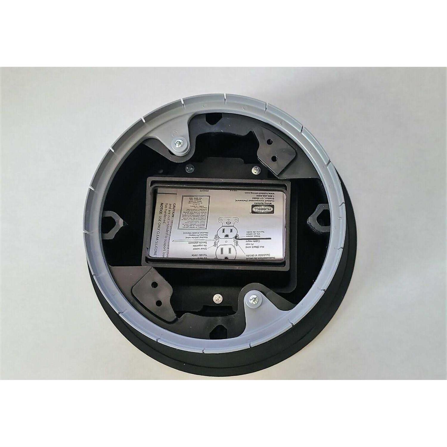 Hubbell RF406BK Floor Box - Image 4