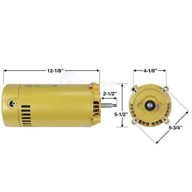 Hayward 1.5 HP Threaded Shaft Motor SPX1610Z1M - Image 3