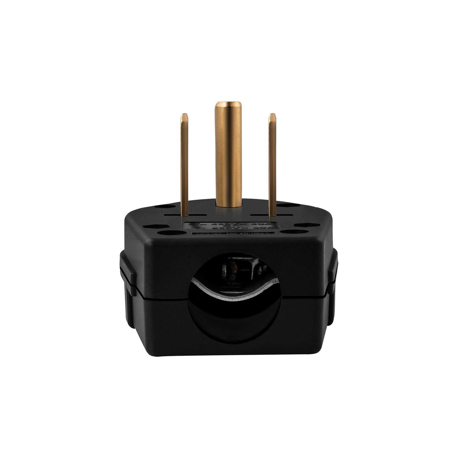 Enerlites Straight Blade Angle Plug AC Dryer Replacement Male Angle Plug - Image 3