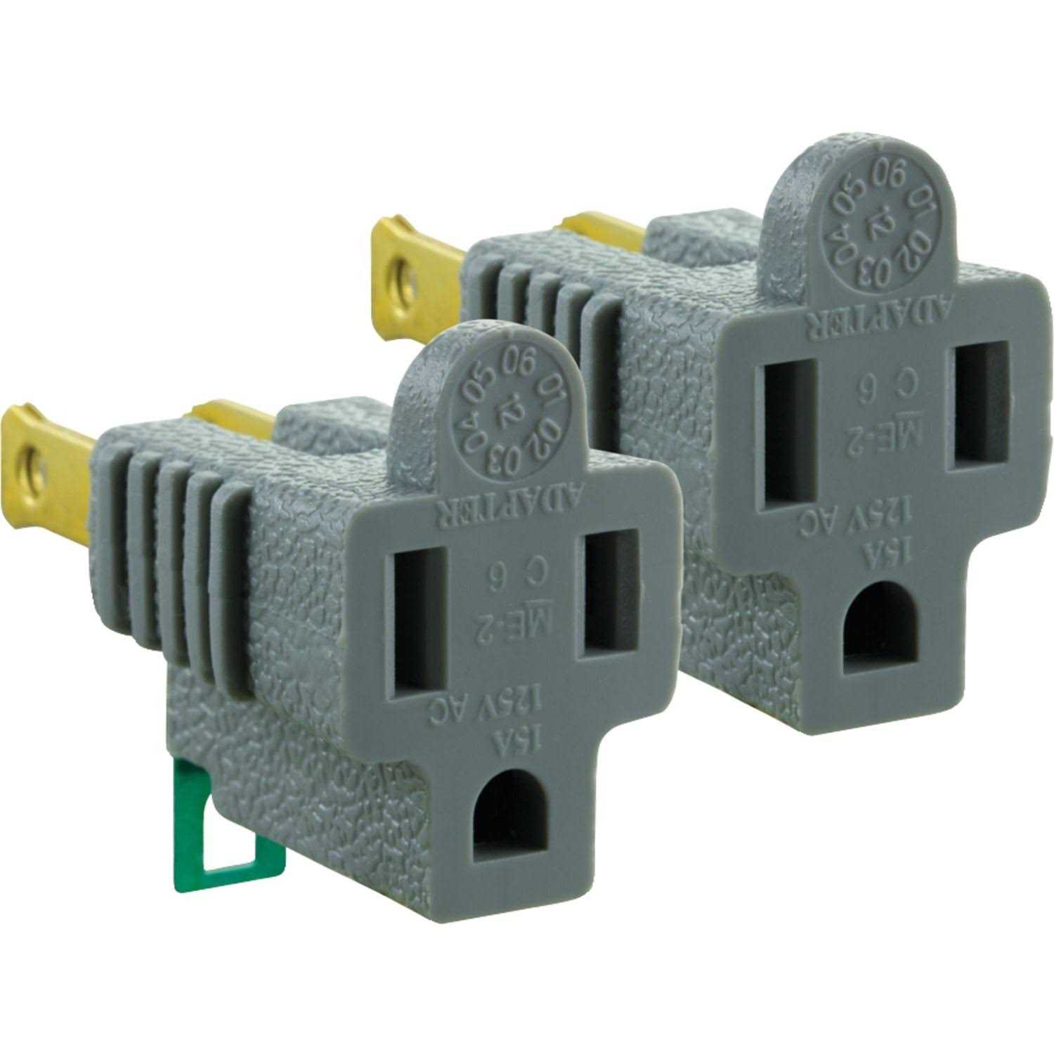 GE Polarized Grounding Adapter